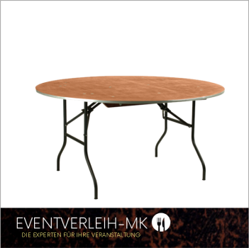 Bankett-Tisch rund 152er - FÜR 8 PERSONEN